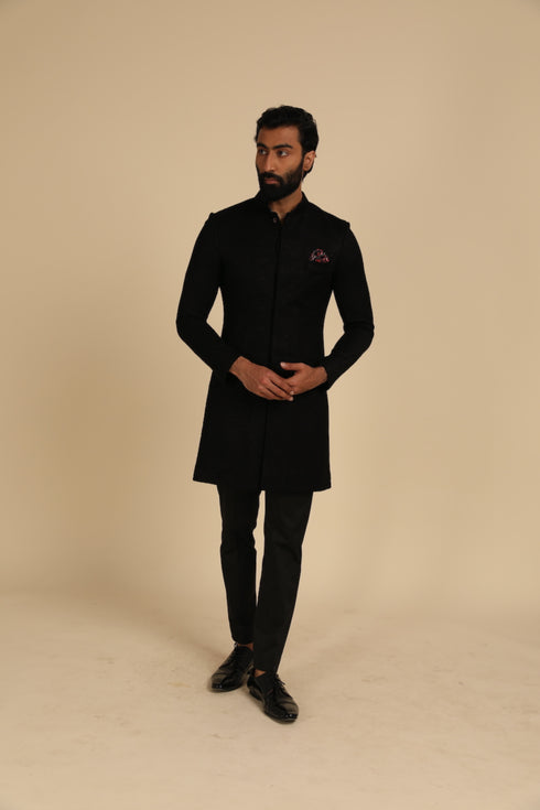 Zig Zag Achkan Set